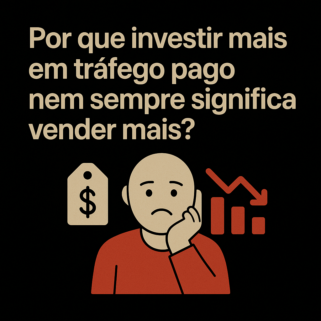 Mais anúncios podem gerar mais cliques e visitas, mas isso não garante mais conversões na prática.