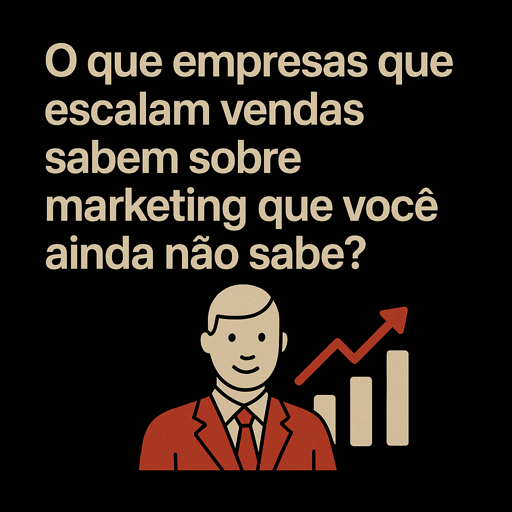 O que empresas que escalam vendas sabem sobre marketing que você ainda não sabe?