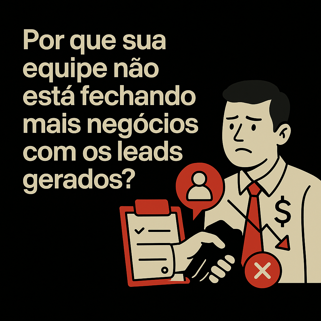 Sua equipe recebe muitos leads, mas poucos se convertem em clientes